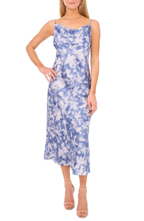 Shop Halogenr Halogen(r) Cowl Neck Satin Slipdress In Moonlight Blue