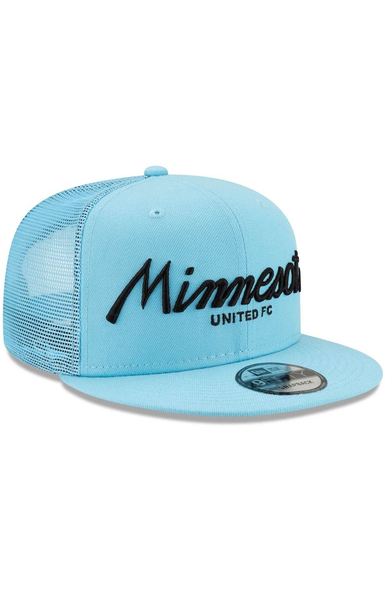 New Era Men S New Era Light Blue Minnesota United Fc Script Trucker 9fifty Snapback Hat Nordstrom New Era Men S New Era Light Blue Minnesota United Fc Script Trucker 9fifty Snapback Hat Nordstrom