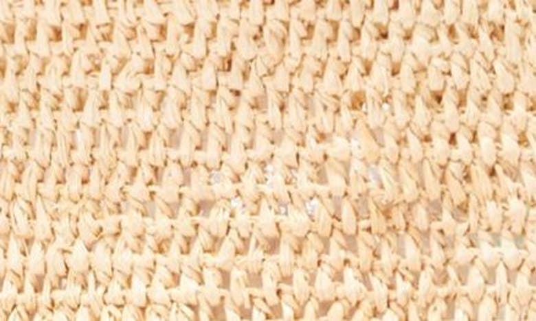 Mz Wallace Medium Raffia Tote In Camel