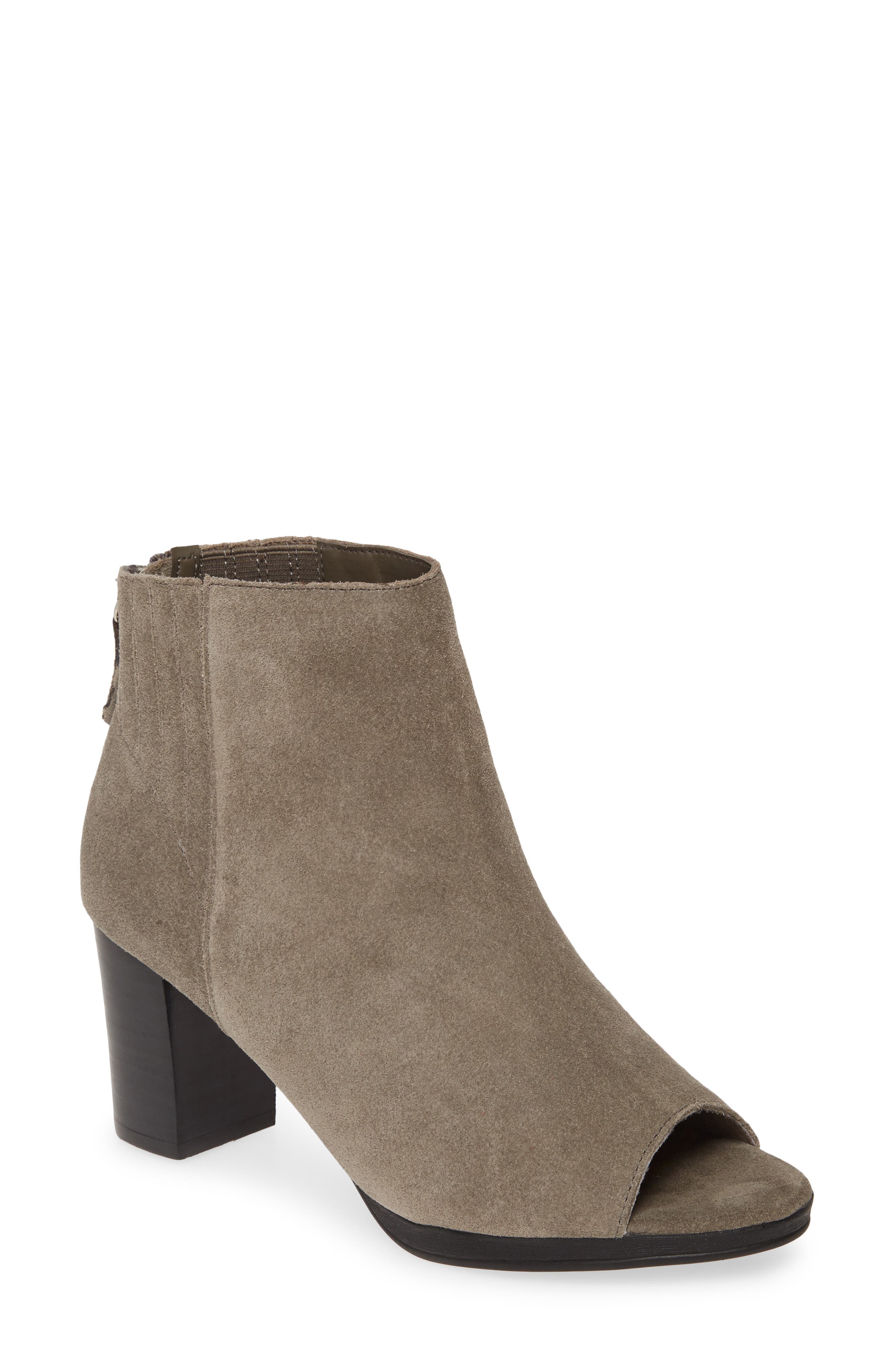 bella vita peep toe booties