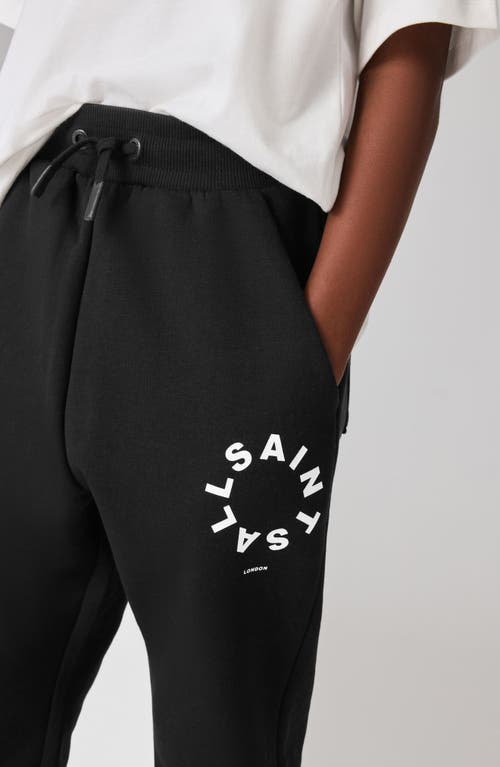 Shop Smallsaints By Allsaints Kids' Tierra Logo Joggers In Black