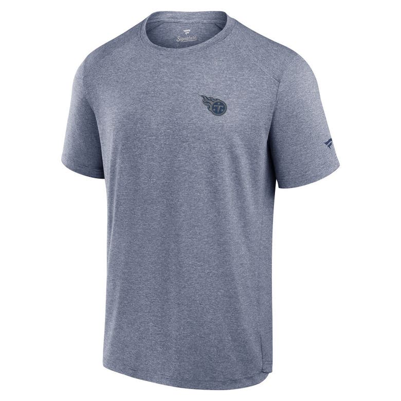 Shop Fanatics Signature Navy Tennessee Titans Front Office Tech T-shirt