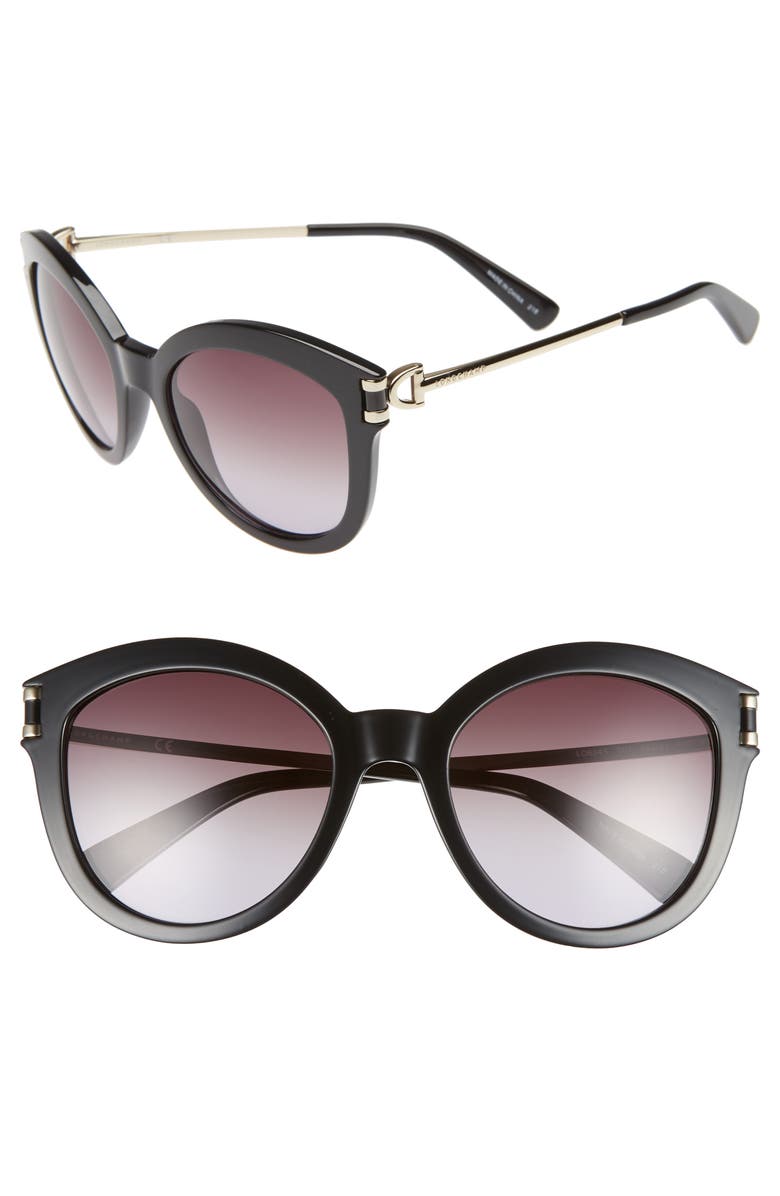 Longchamp 55mm Cat Eye Sunglasses, Main, color, 