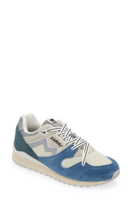 Karhu Gender Inclusive Synchron Classic Trainer In Coronet Blue/silver Lining