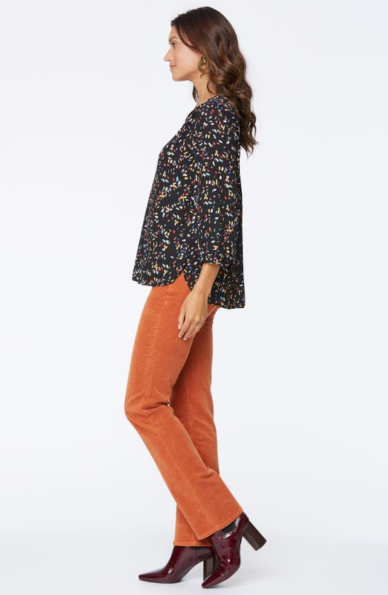 Shop Nydj Pintuck Blouse In Acantha