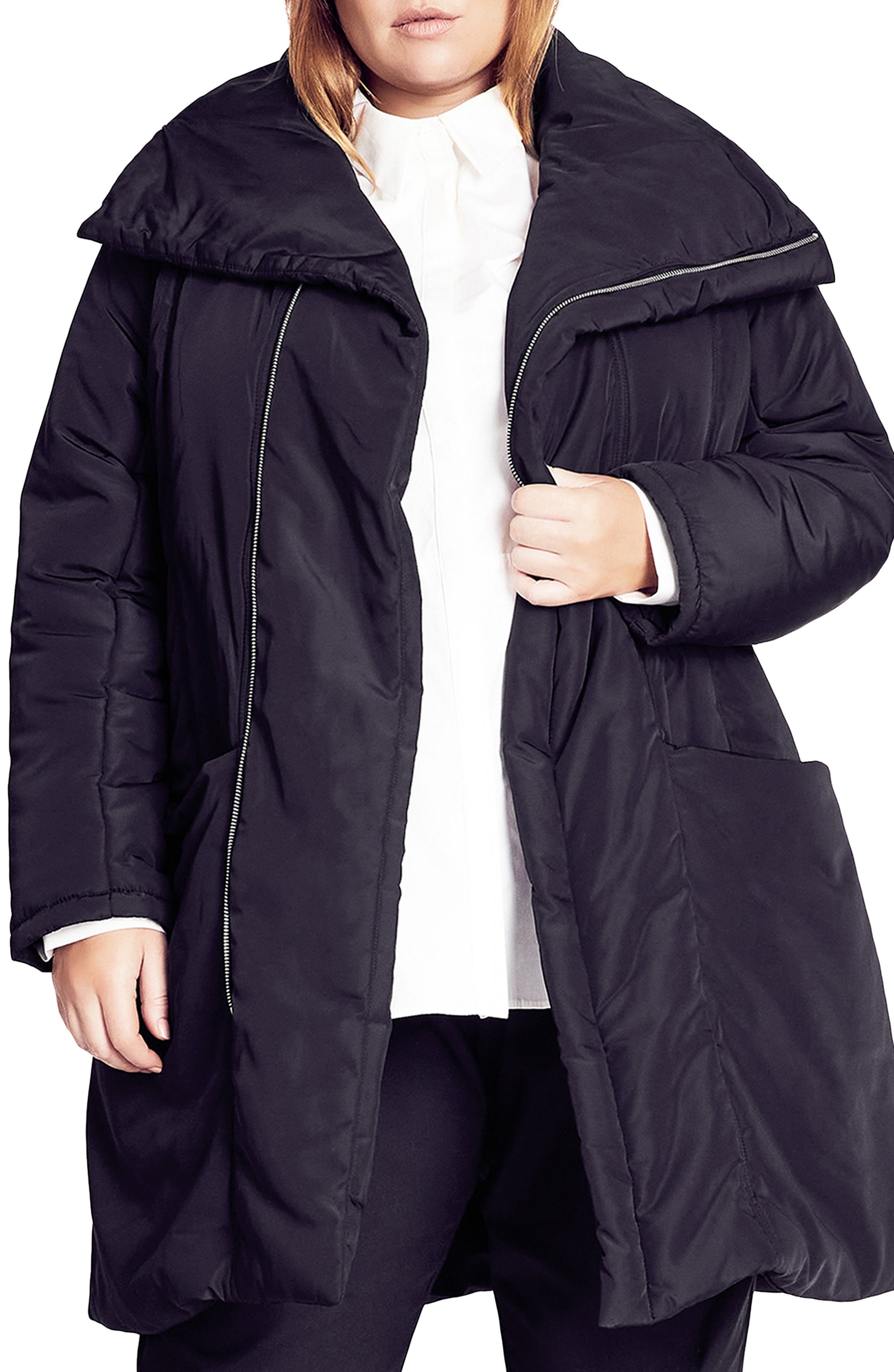 nordstrom womens plus size winter coats