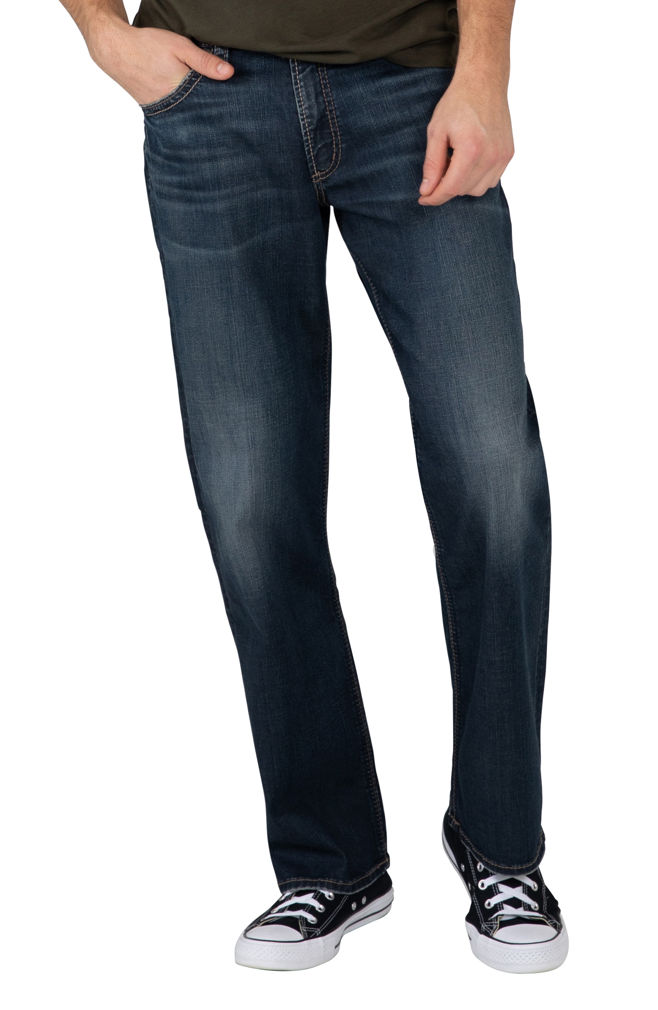 Men's Gordie Loose Fit Straight Leg Jeans Silver Jeans Co