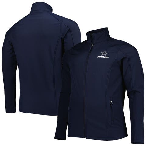 Dallas Cowboys Columbia Flanker Polar Full-Zip Fleece Jacket - Navy