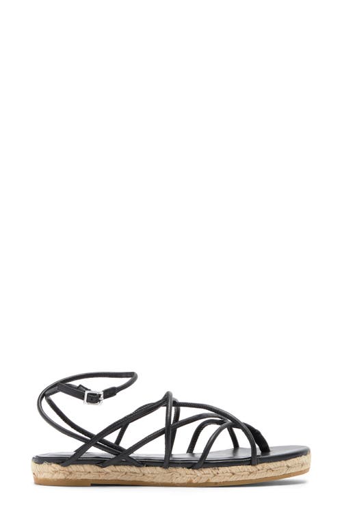 Longchamp Espadrille Sandal (women) In Black