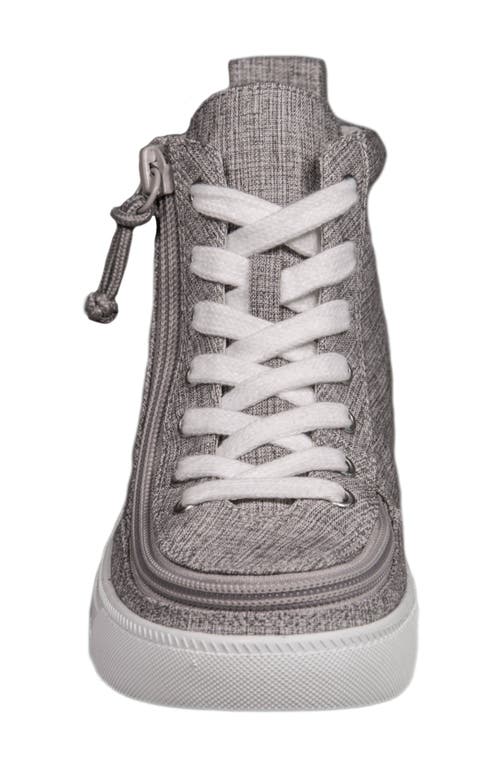 Shop Billy Footwear Kids' Classic High Top Sneaker In Grey Jersey