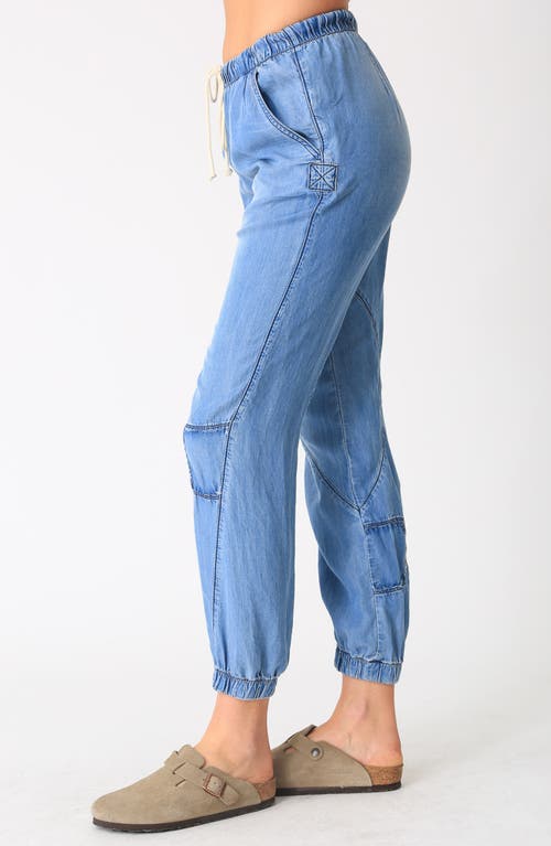 Shop Electric & Rose Super Loved Tie Waist Pants In Medium Denim Blue