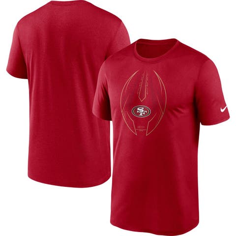 Men's Nike Scarlet San Francisco 49ers Team Legend Icon Performance T-Shirt