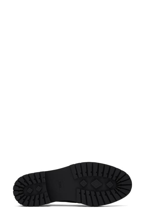 Toms Cara Platform Penny Loafer In Black