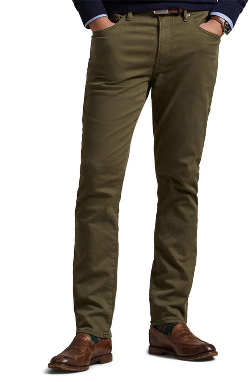 Shop Polo Ralph Lauren Sullivan Slim Fit Stretch Cotton Pants In Canopy Olive