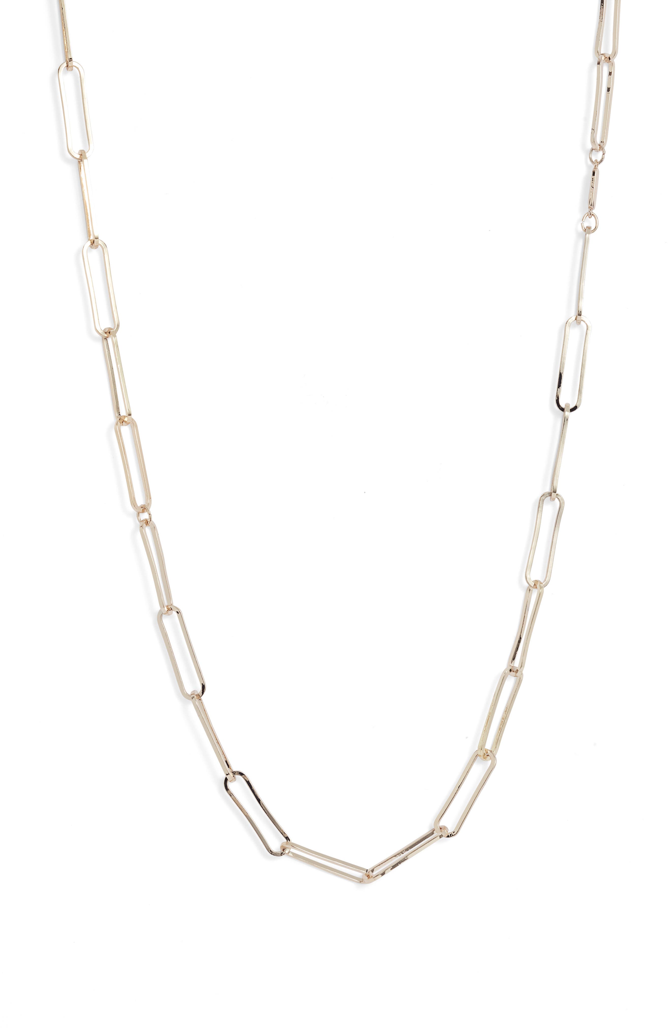 Nordstrom Paperclip Link Necklace 