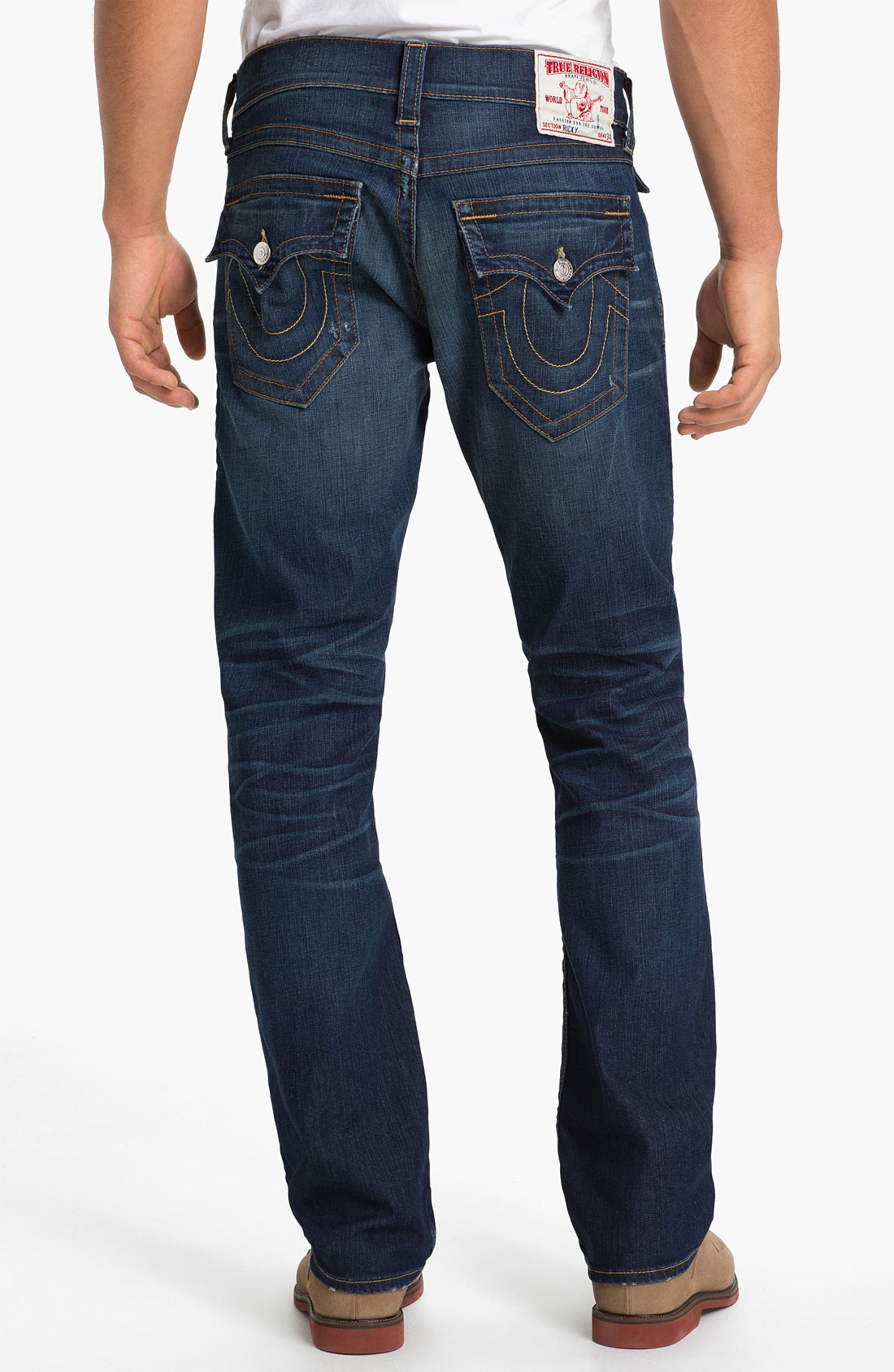 True Religion Brand Jeans 'Ricky' Straight Leg Jeans (Jackknife