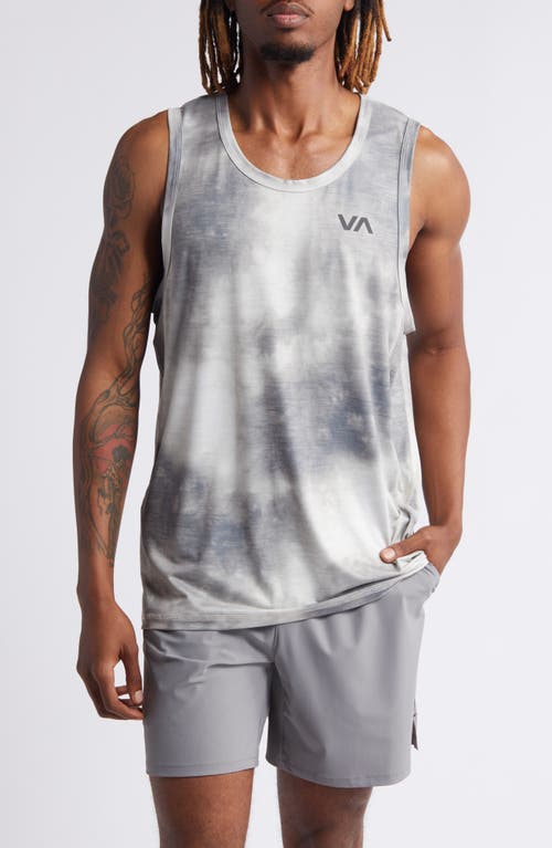 Shop Rvca Sport Vent Tank In Chalk Wash