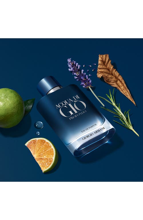 Shop Armani Collezioni Armani Beauty Acqua Di Gió Profondo Refillable Parfum