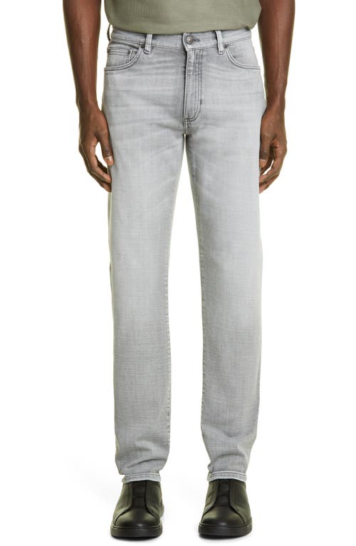 ZEGNA Stretch Denim Slim Fit Jeans Grey at Nordstrom,