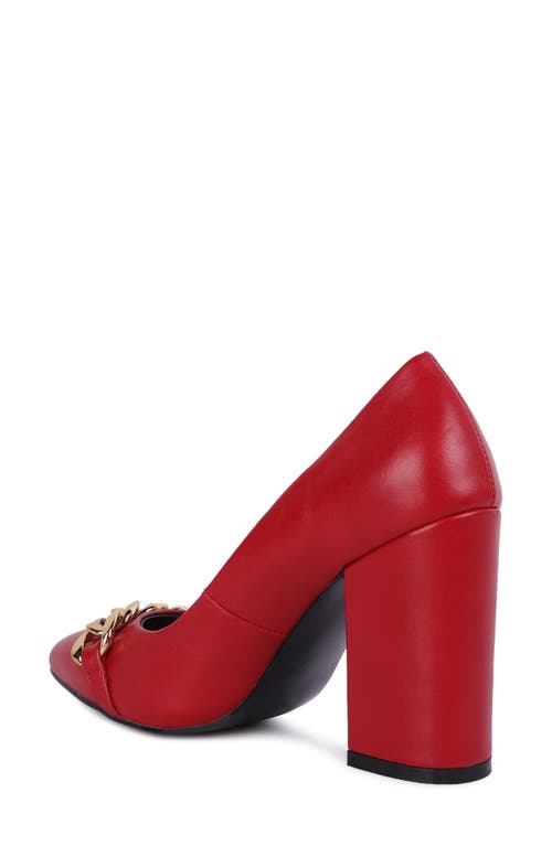 LONDON RAG LONDON RAG MAJESTY BLOCK HEEL PUMP 