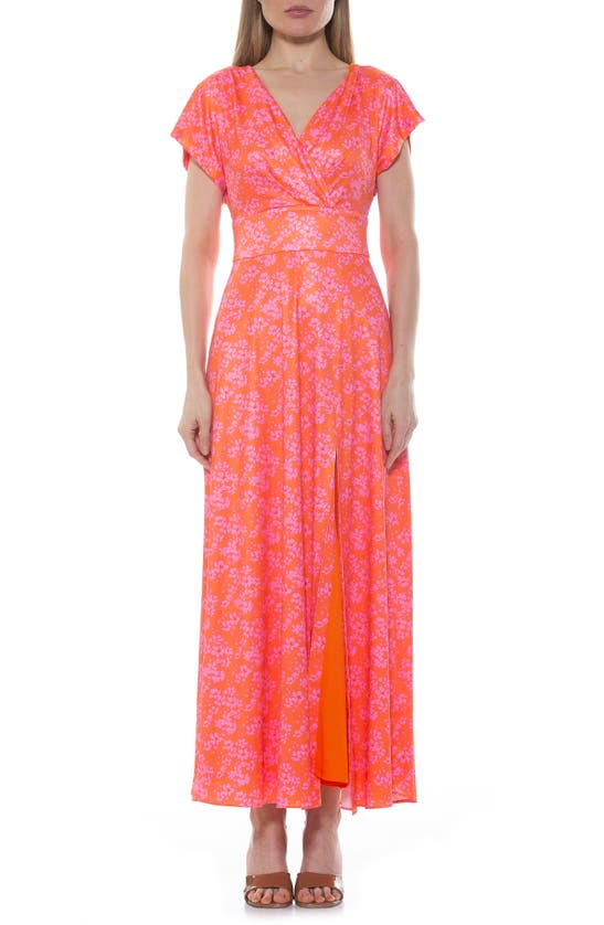 Alexia Admor Brielle Maxi Dress In Blush Floral