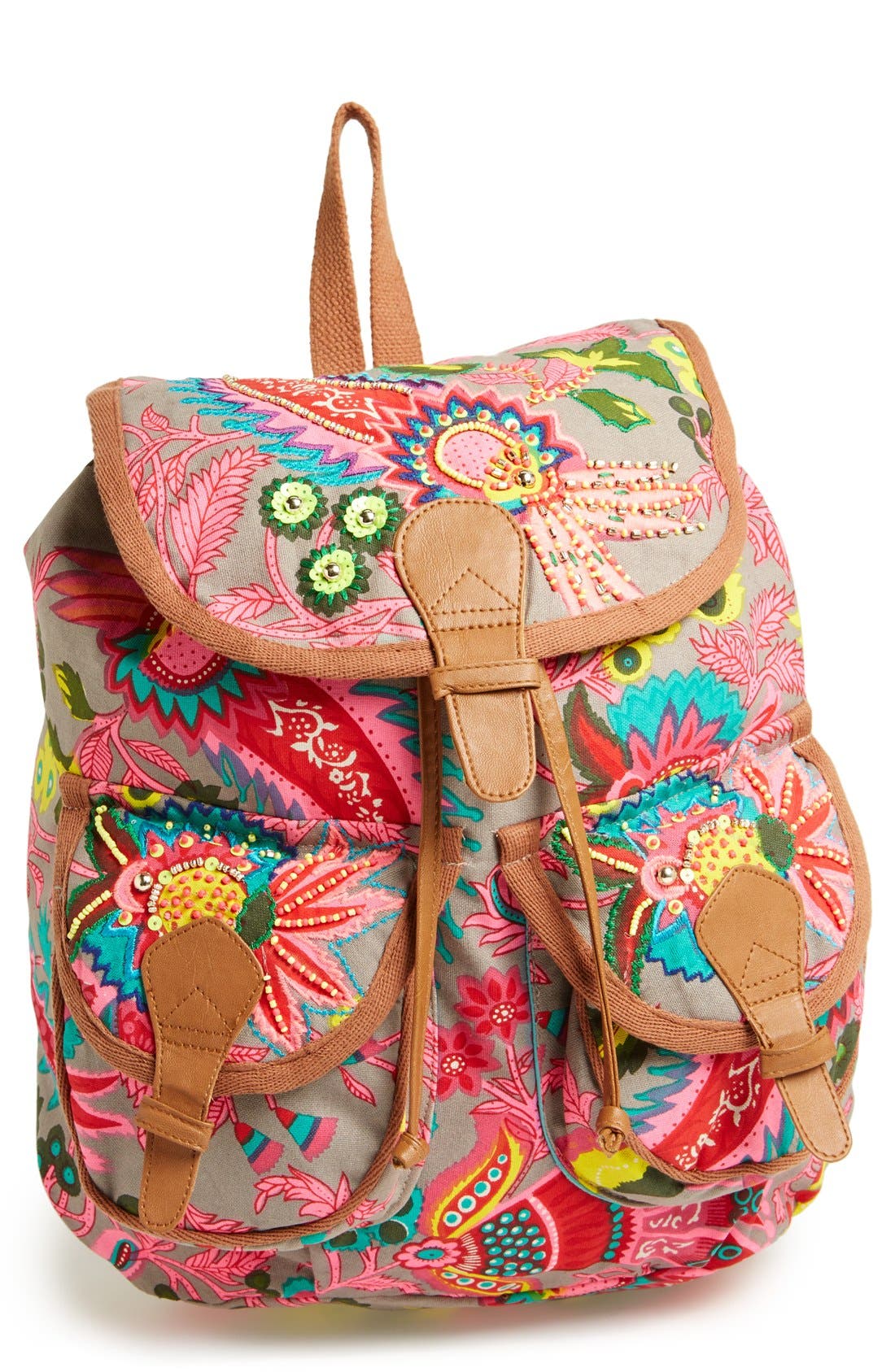 steve madden canvas backpack