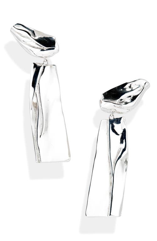 FARIS FARIS CREASE DROP EARRINGS 