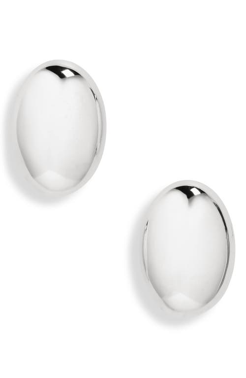 Lie Studio Lié Studio The Luna Stud Earrings In Metallic