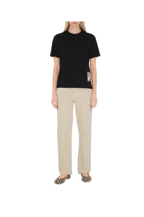 Burberry T-shirt In Black