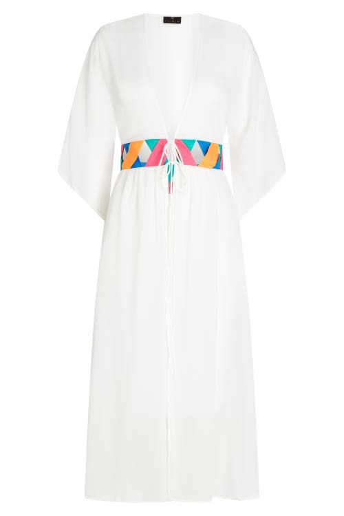 Valimare Rio Bandage Cover-up Robe In Off White
