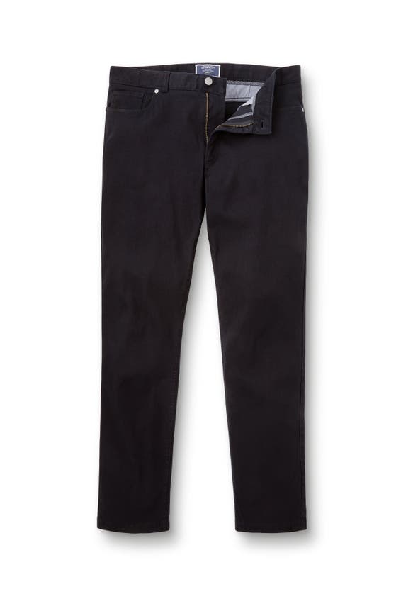 Charles Tyrwhitt Twill Slim Fit 5 Pocket Jeans In Dark Navy