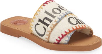 Chloé Woody Logo Slide Sandal | Nordstrom