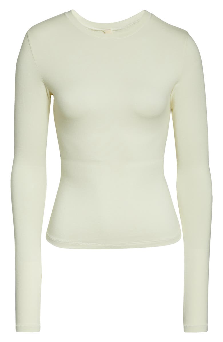 SKIMS Stretch Cotton Long Sleeve T-Shirt | Nordstrom