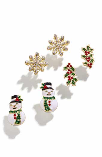 Baublebar snowman earrings clearance
