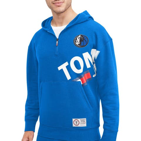 Men's Tommy Jeans Royal/Yellow Golden State Warriors Keith Split Pullover  Sweatshirt