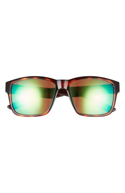 Costa Del Mar Square Polarized Sunglasses in Tortoise/Green Mirror