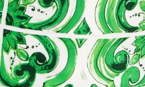 Dolce & Gabbana Dolce&gabbana Majolica Print Bucket Hat In Maiolica Verde