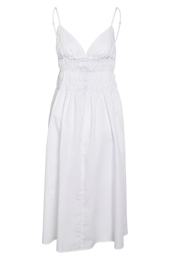 Shop Noisy May Ingrid Cotton Sundress In Bright White