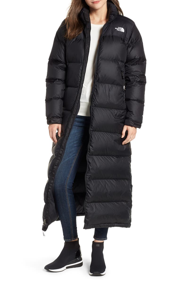 The North Face Nuptse Long Water-Resistant Down Coat | Nordstrom