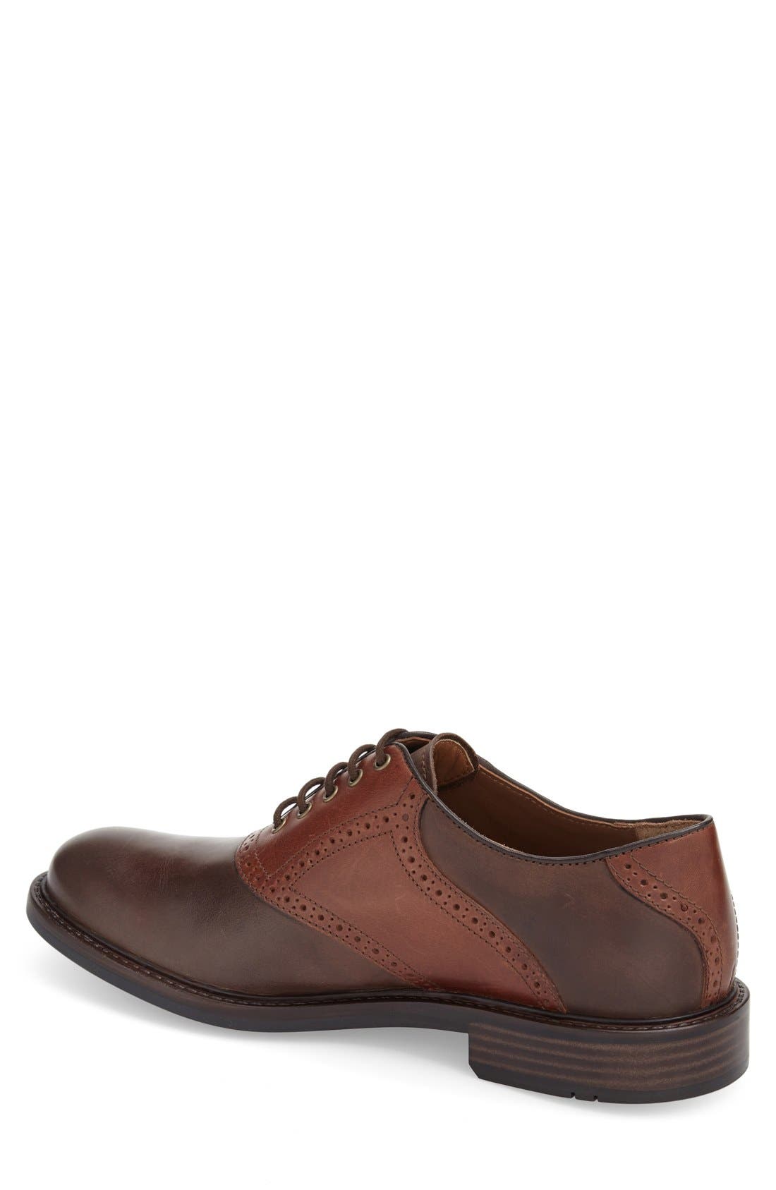 johnston & murphy tabor saddle dress oxford