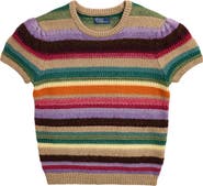 NWT Polo Ralph Lauren shops Linen Blend Stripe Sweater