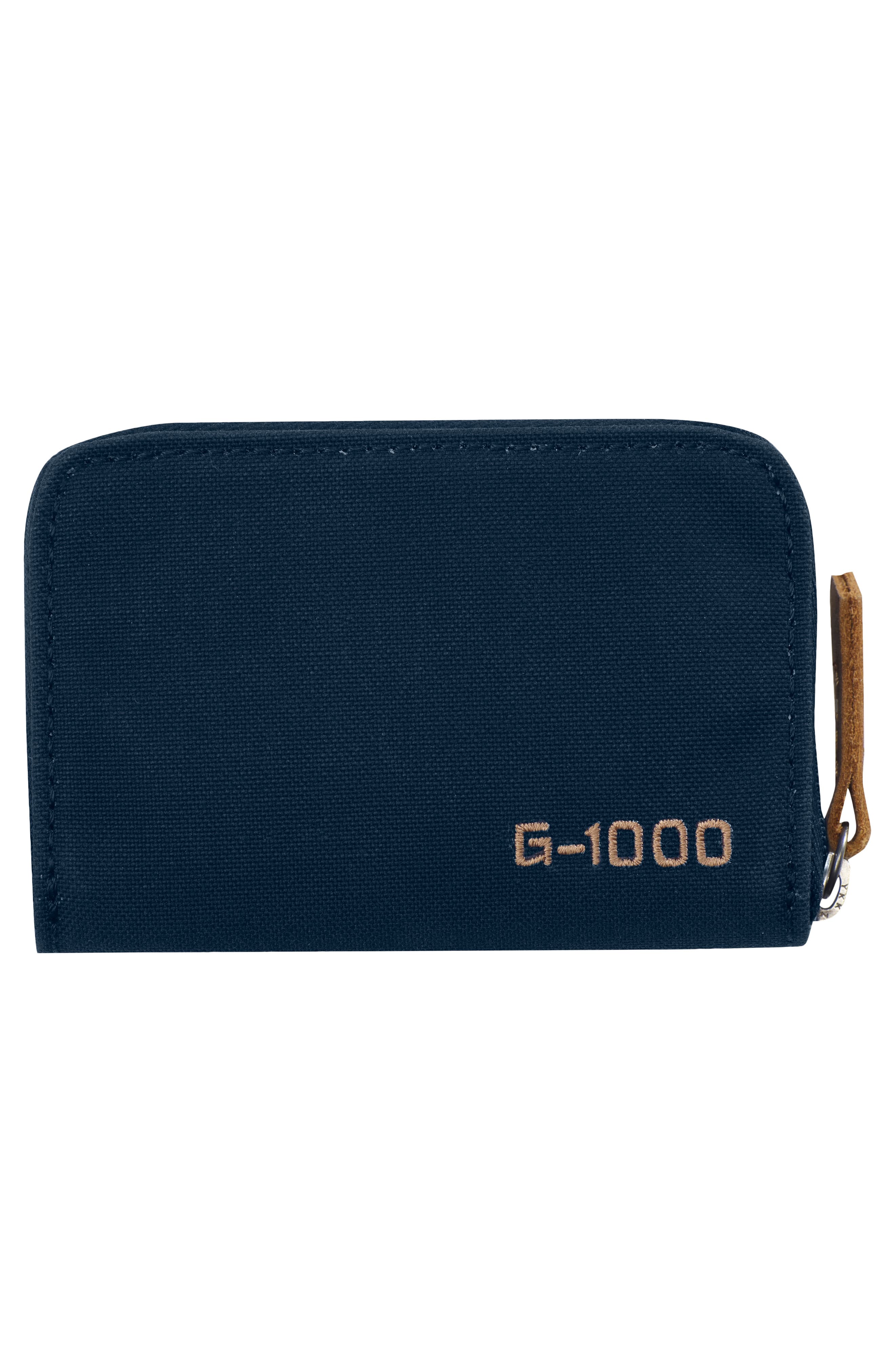 Fjallraven Leather Zip Wallet in Navy for Men Mens Accessories Wallets and cardholders Blue 