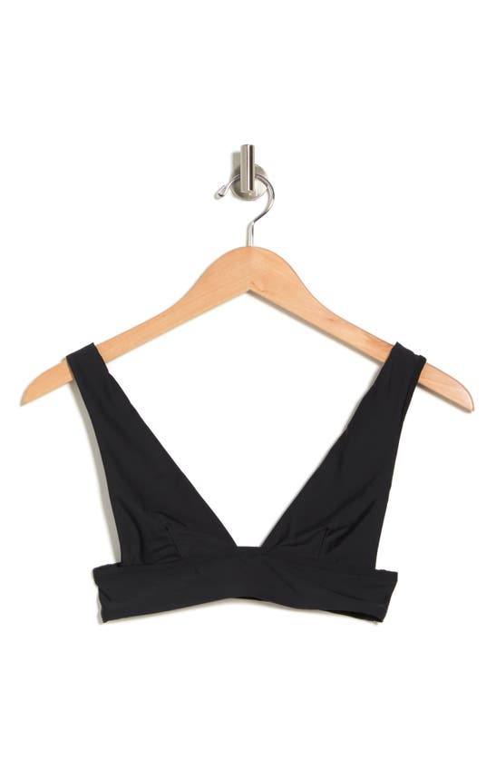VYB VITALS TORI WIDE STRAP TRIANGLE SWIM BIKINI TOP 