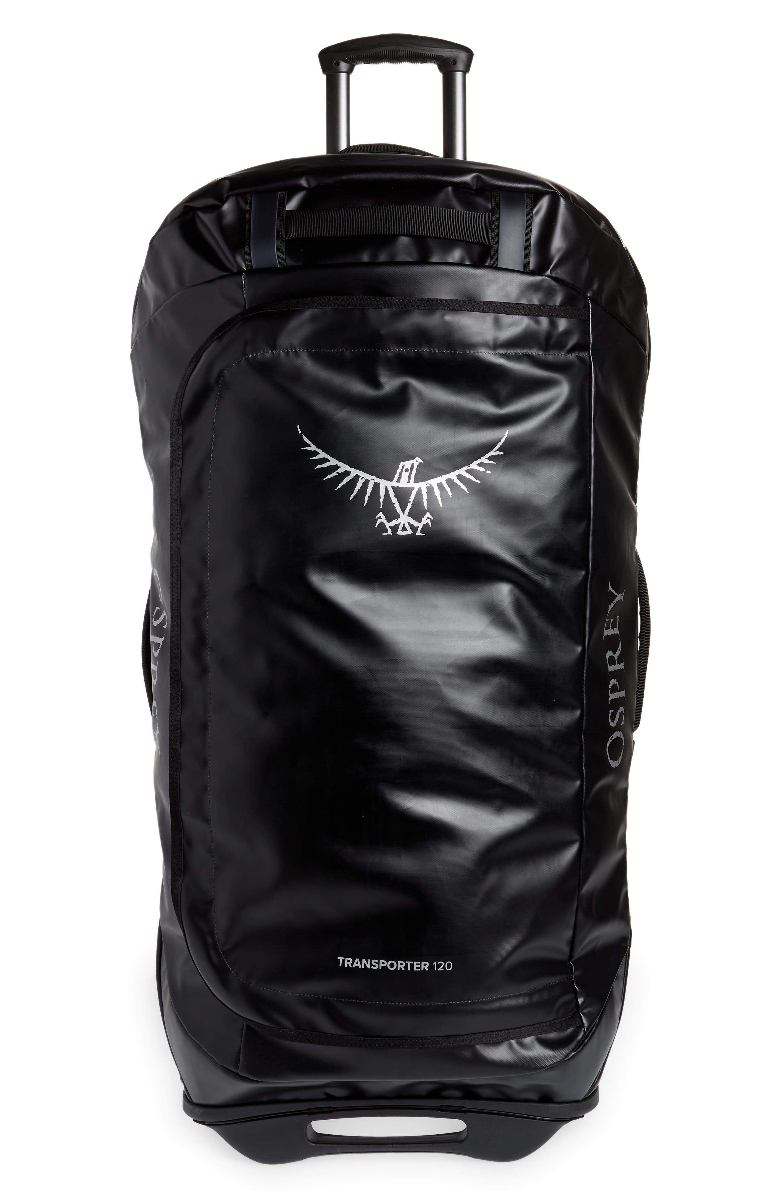 Sac De Voyage Osprey Rolling Transporter 120 - Valise Trolley Noir, Nylon, 2 Roues