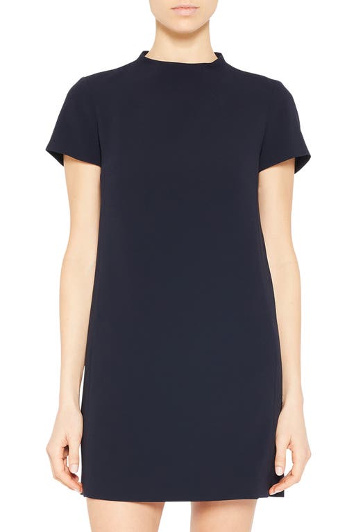 Theory Jasneah Admiral Crepe Mini Dress - Exclusive In Deep Navy