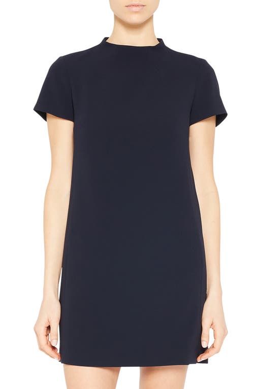 Shop Theory 'jasneah' Crepe Shift Dress In Deep Navy