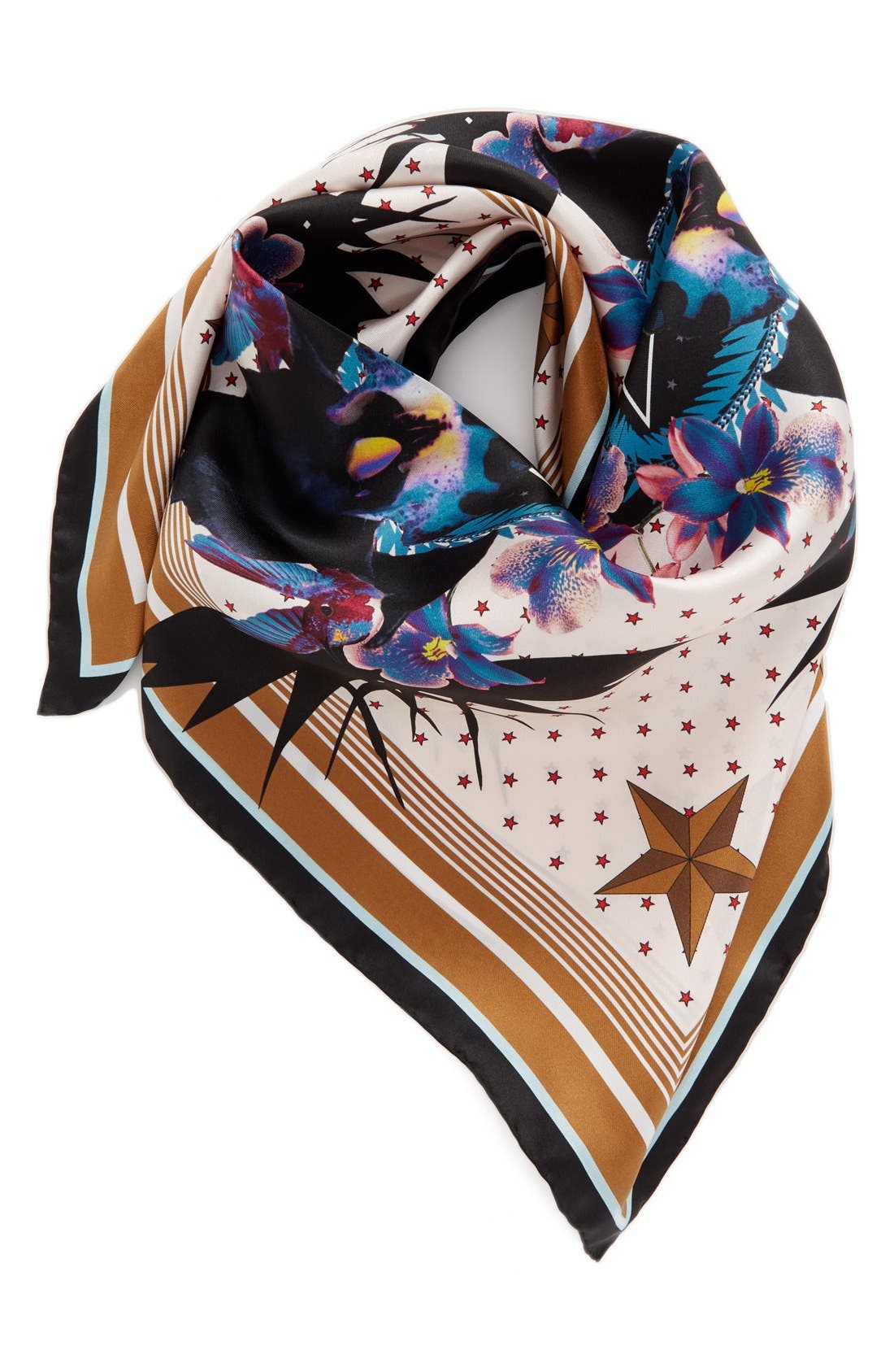 Givenchy 'Ultra Paradise' Floral Silk Scarf Nordstrom