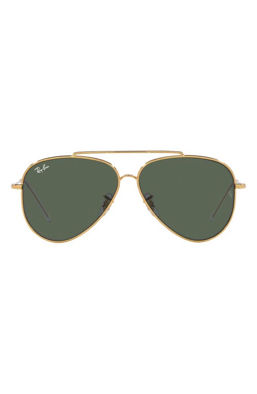 Ray Ban Ray-ban Aviator Reverse 59mm Pilot Sunglasses In Arista