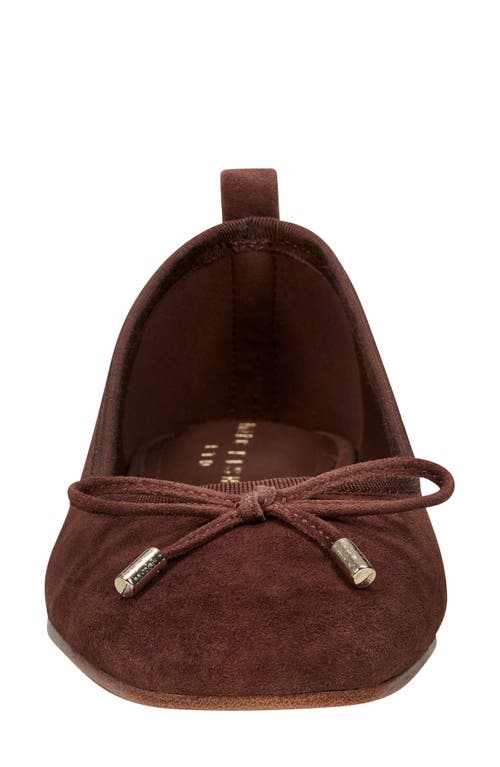 Shop Marc Fisher Ltd Ubet Ballet Flat In Dark Brown