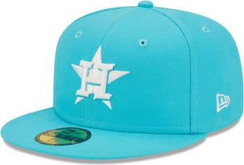 Houston Astros New Era Vice Highlighter 59FIFTY Fitted Hat - Blue